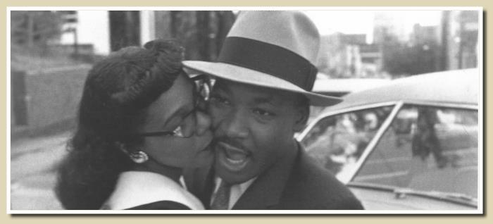 Martin Luther King et Coretta Scott